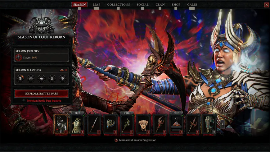 Yup, Diablo 4's Season 4 is as light on content as it sounds, but the Season Journey has one neat new addition